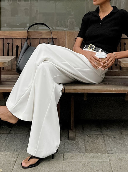 Evie | Pantalones de Pernera Ancha