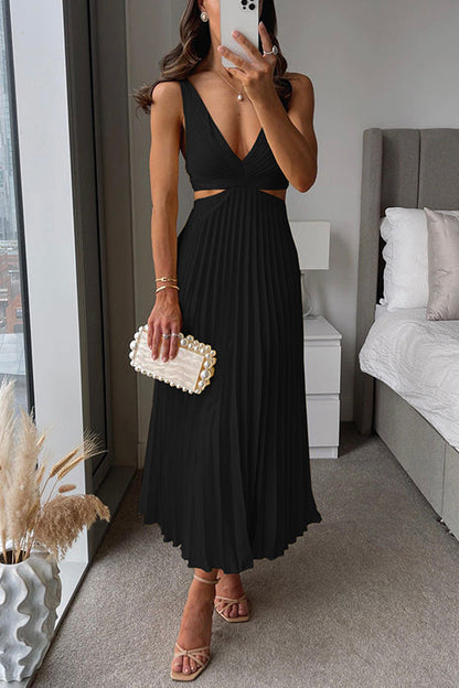 Bellezza | Vestido Plisado de Ocasión
