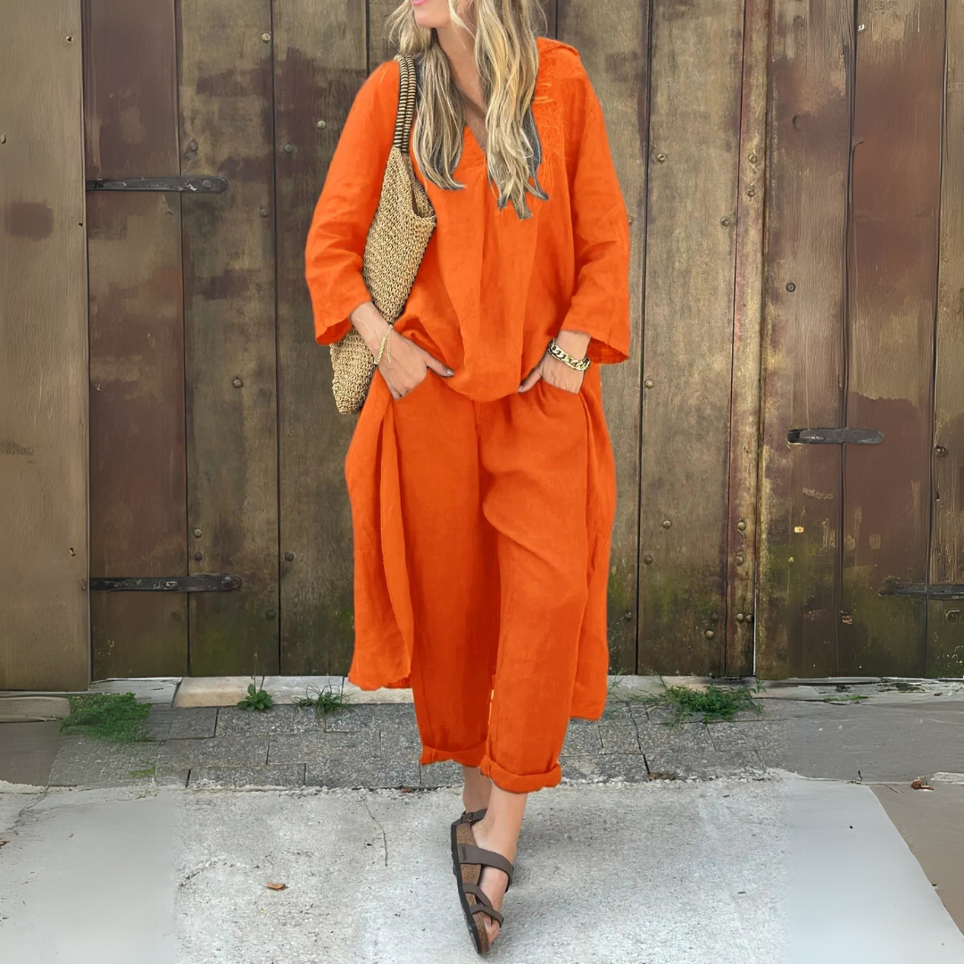 Maura | Conjunto de Dos Piezas de Elegancia Relajada