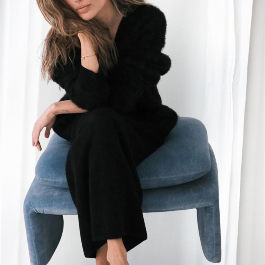 Quincy | Cárdigan Angorina Fluido