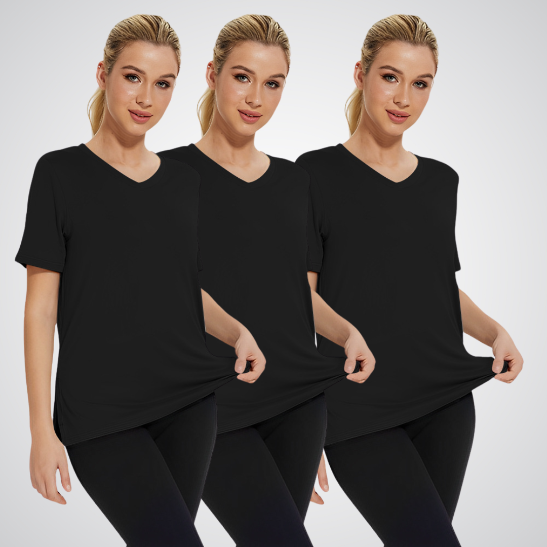 Selena | Camiseta Casual de Ajuste Holgado (Pack de 3)