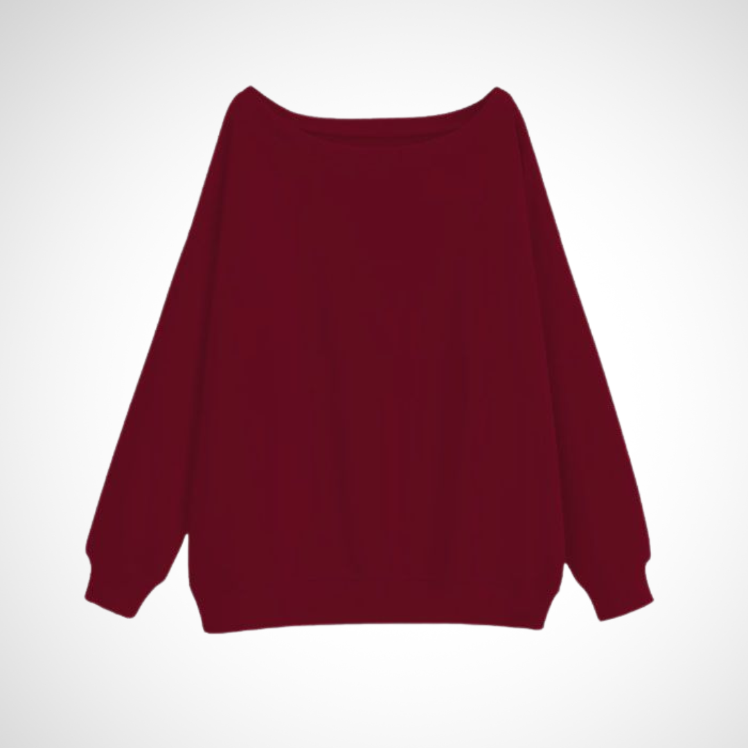 Diveca | Jersey Casual de Escote Redondo