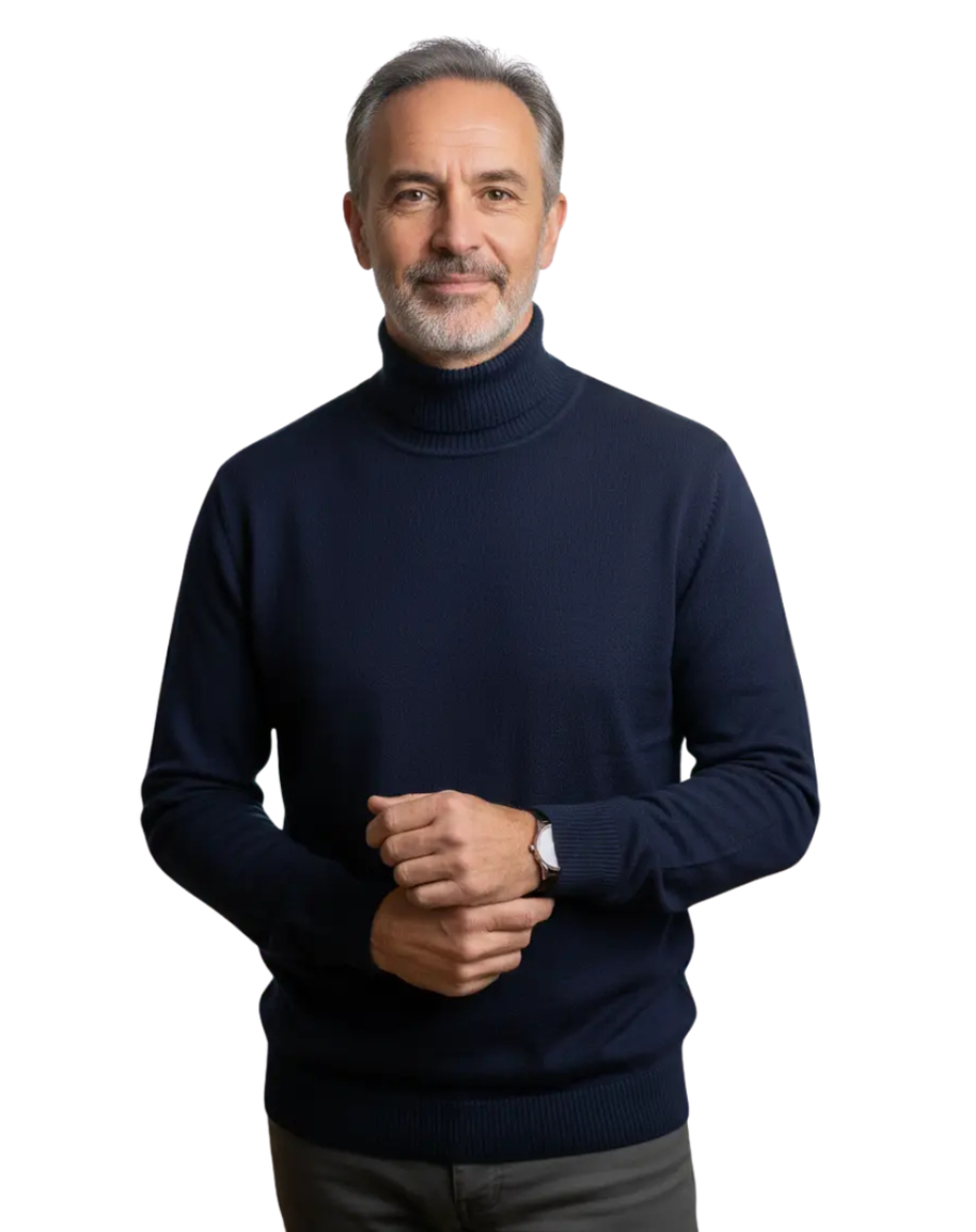 Monte Carlo | Jersey de Cachemira con Cuello Alto