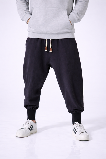 Riku | Pantalones Harem Algodón Estilo Japonés Unisex