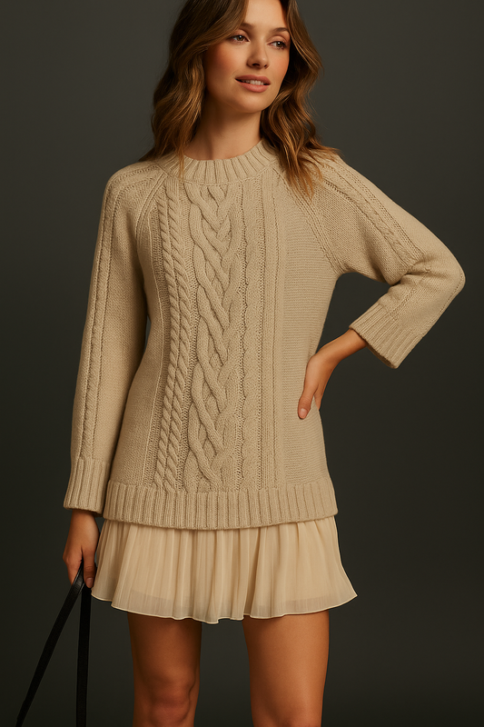 Maya | Vestido de Punto Trenzado