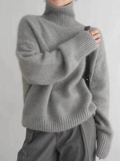 Marianne | Jersey de Cuello Alto de Lujo