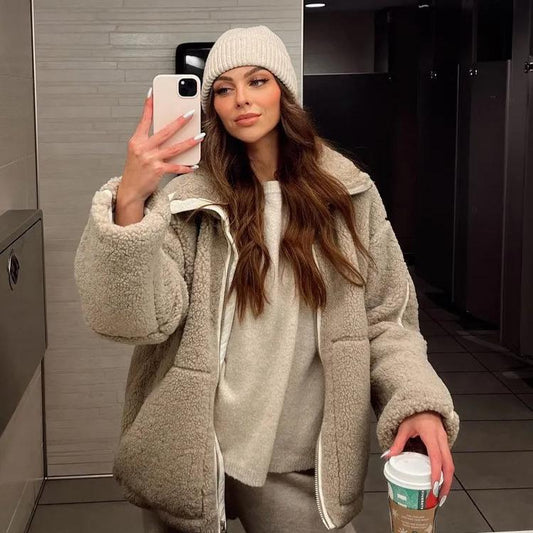 Dora | Chaqueta Teddy Suave