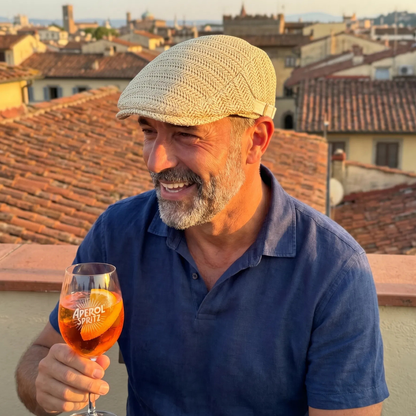 Salvador | Gorra Plana de Verano en Paja