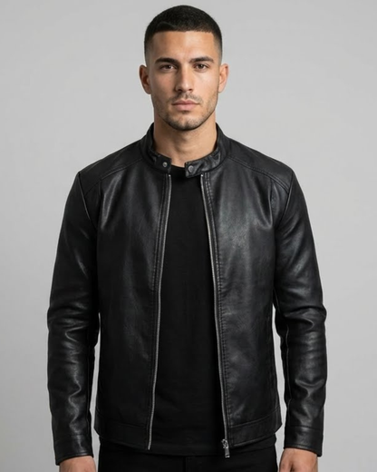 Ale | Chaqueta Cuero Clásica
