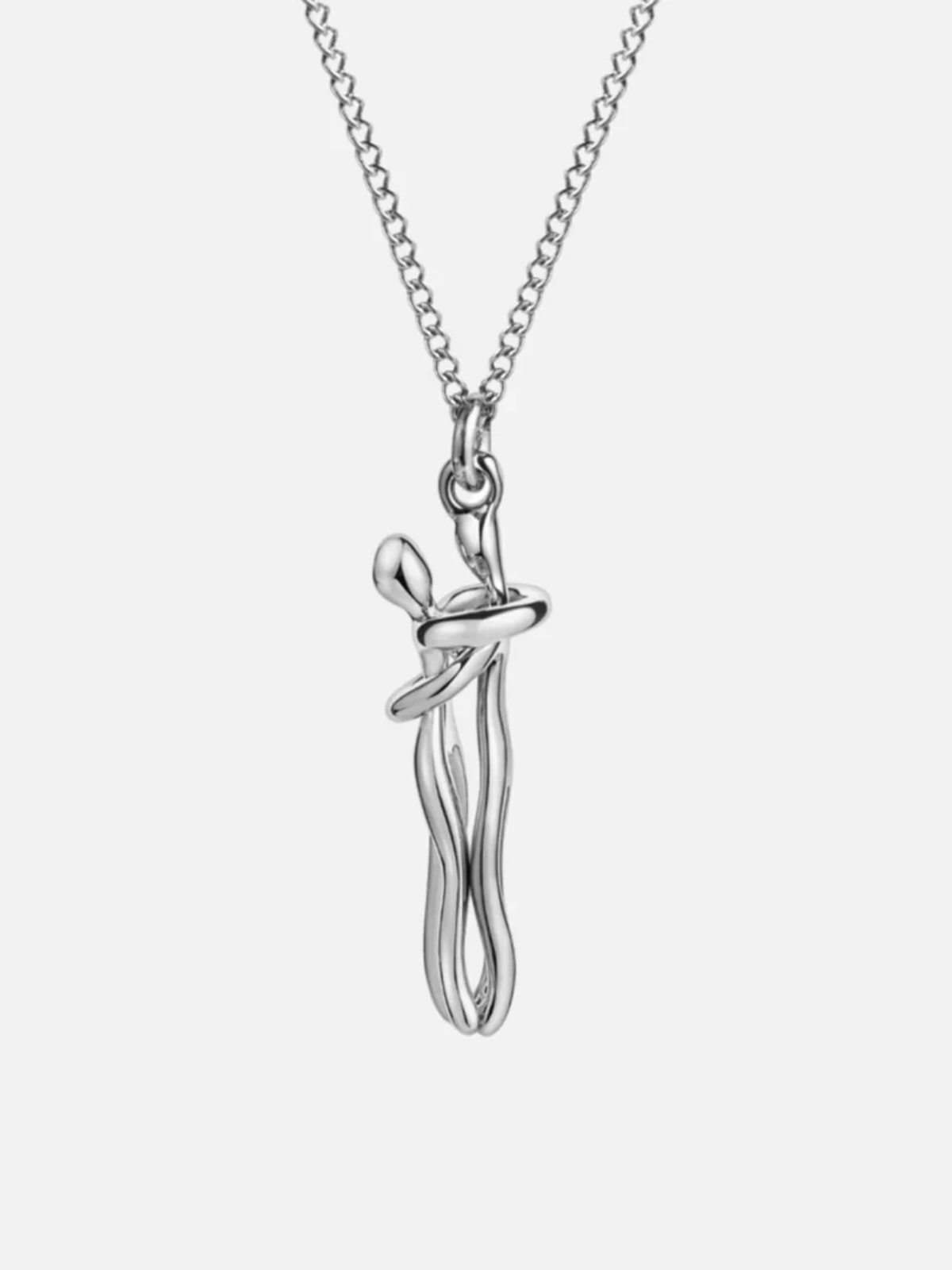 Amara | Collar El Abrazo de Amor en Oro y Plata