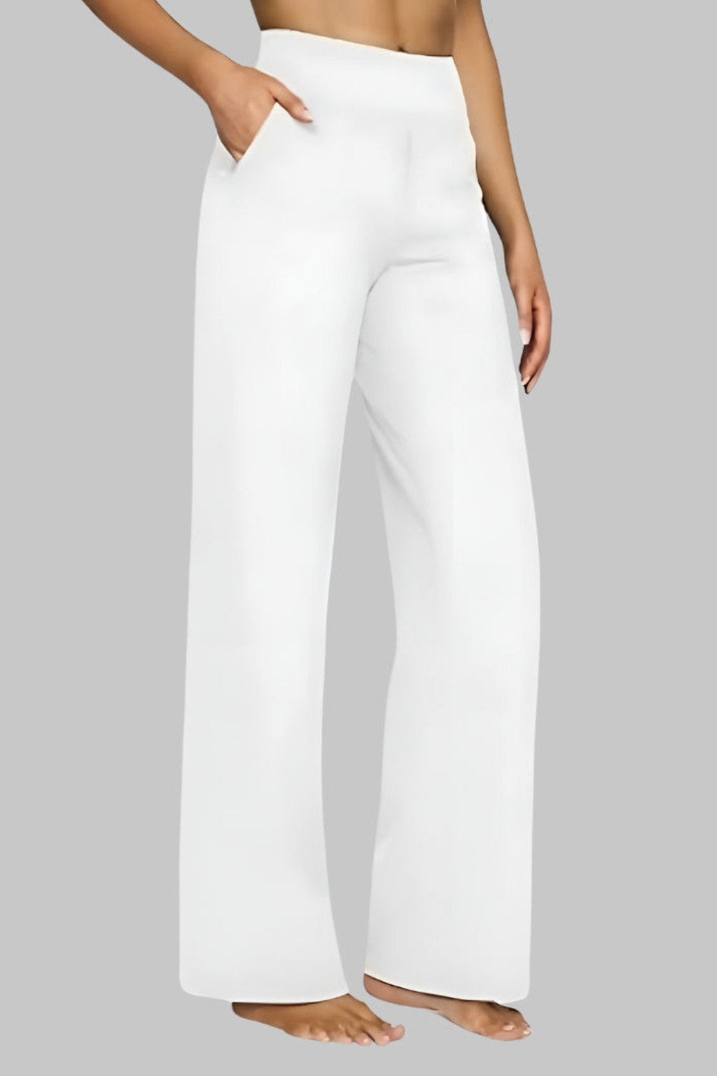 Clara | Pantalón Elástico de Talle Alto