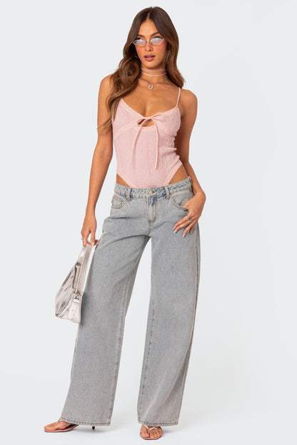 Hope | Jeans con Lazos Bordados