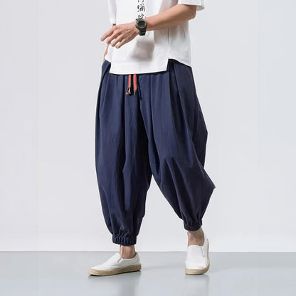 Kaito | Pantalón Algodón Lino Oversized