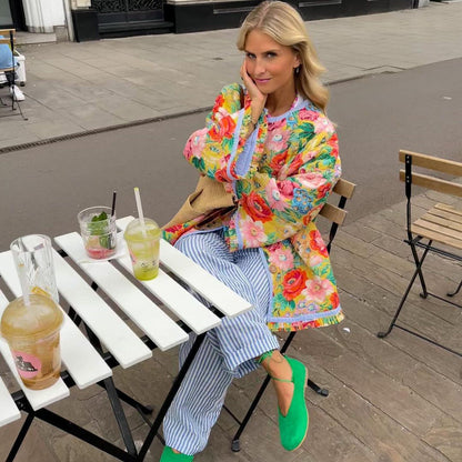 NICOLE | Chaqueta Estampada Moderna
