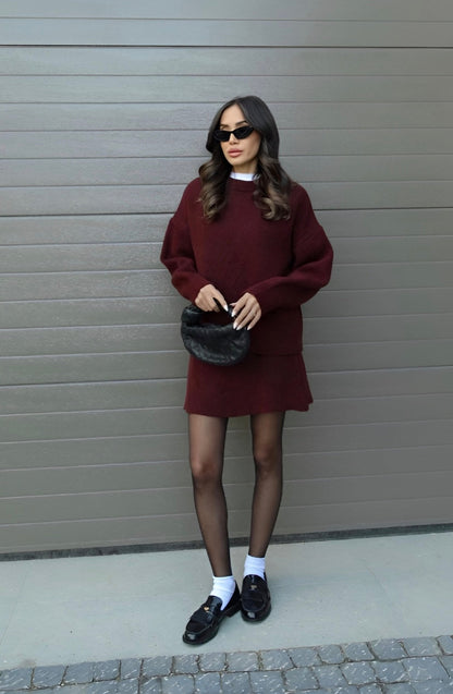 Natalia | Conjunto Chic de Punto de Invierno
