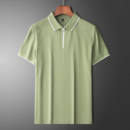Laurent | Polo de Algodón y Seda