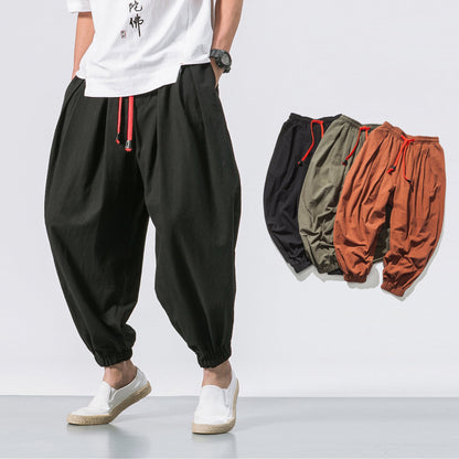 Kaito | Pantalón Algodón Lino Oversized
