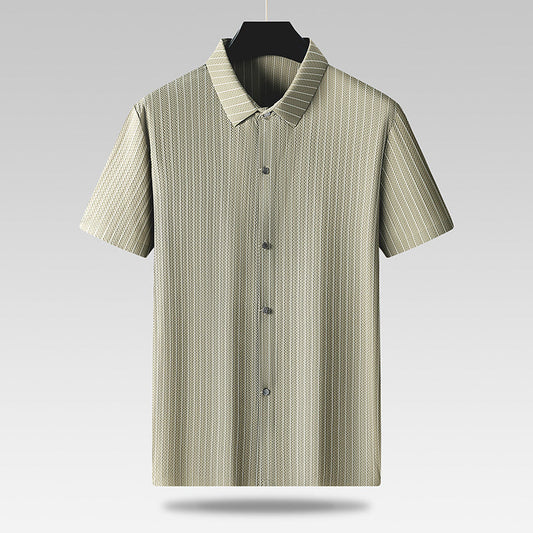 Ramón | Camisa de Seda a Rayas