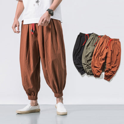 Kaito | Pantalón Algodón Lino Oversized