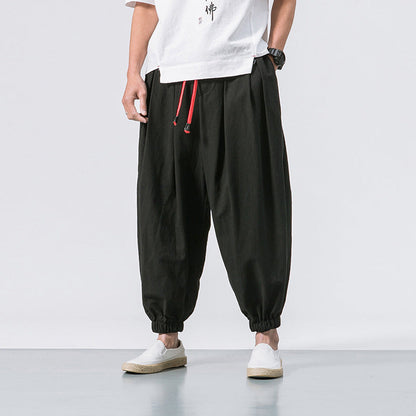 Kaito | Pantalón Algodón Lino Oversized