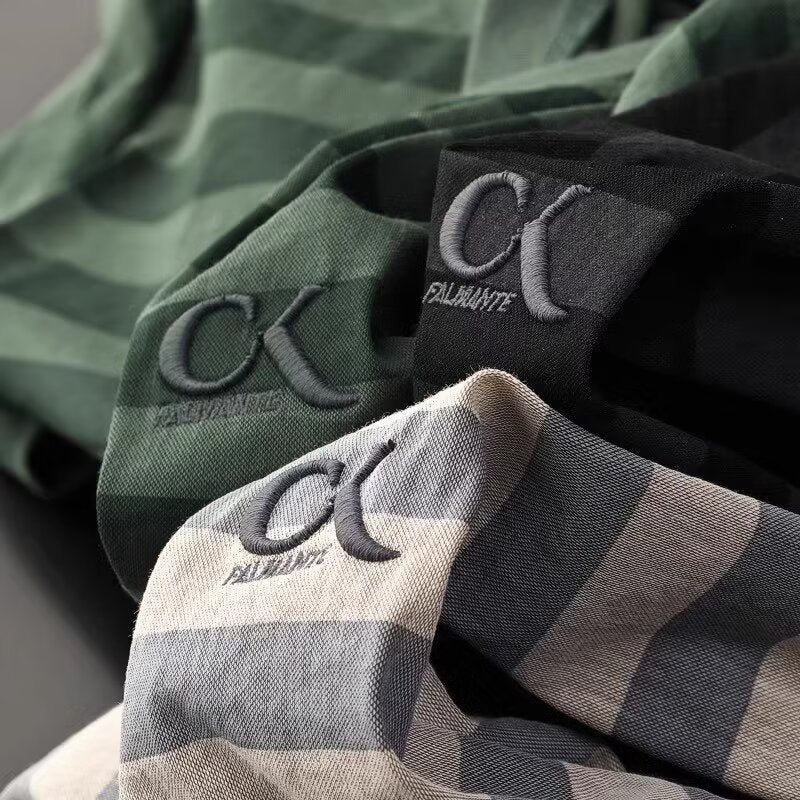 Cole | Camiseta de Rayas Algodón-Seda