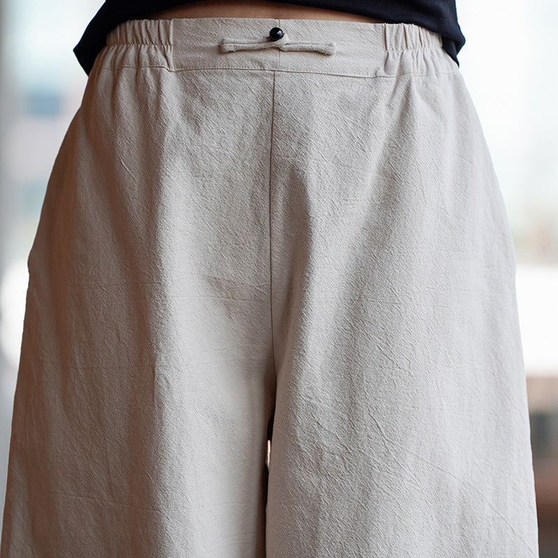 Edo | Pantalón Lino Pierna Ancha