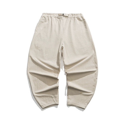 Edo | Pantalón Lino Pierna Ancha