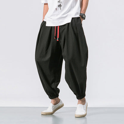 Kaito | Pantalón Algodón Lino Oversized