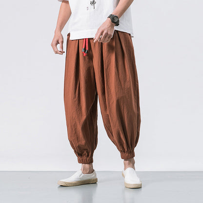 Kaito | Pantalón Algodón Lino Oversized