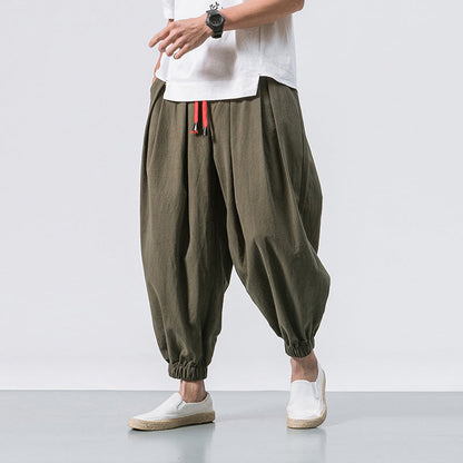 Kaito | Pantalón Algodón Lino Oversized