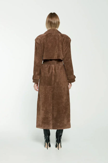 Chantal | Abrigo Trench Clásico con Cinturón