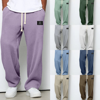Diego | Pantalones Anchos Cintura Ajustable Pierna Ancha