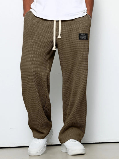 Diego | Pantalones Anchos Cintura Ajustable Pierna Ancha