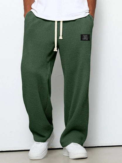 Diego | Pantalones Anchos Cintura Ajustable Pierna Ancha
