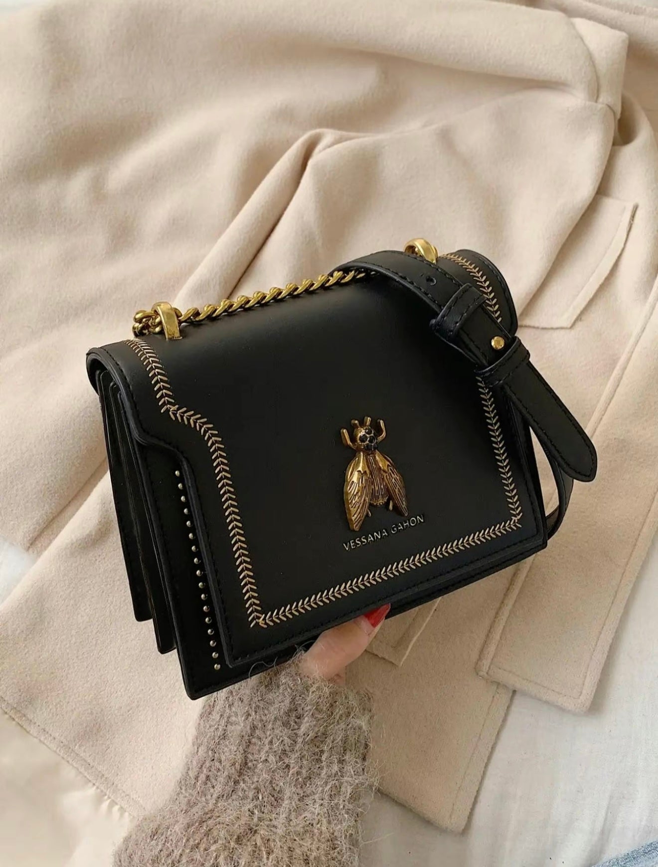 Simone | Bolso de Cadena de Lujo Atemporal