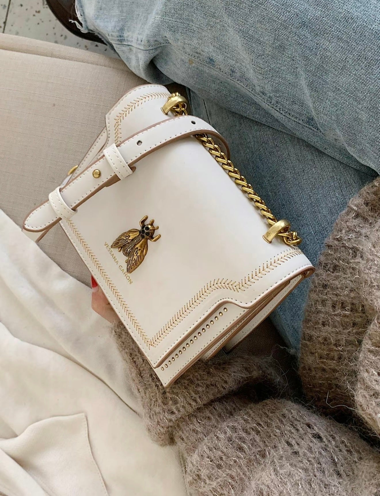 Simone | Bolso de Cadena de Lujo Atemporal