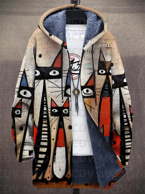 Kiara | Sudadera Chaqueta de Lujo con Inspiración Artística
