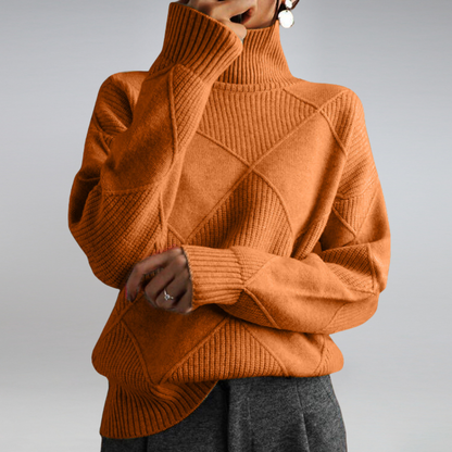 Linley | Jersey Cuello Alto Acanalado