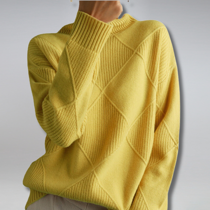 Linley | Jersey Cuello Alto Acanalado