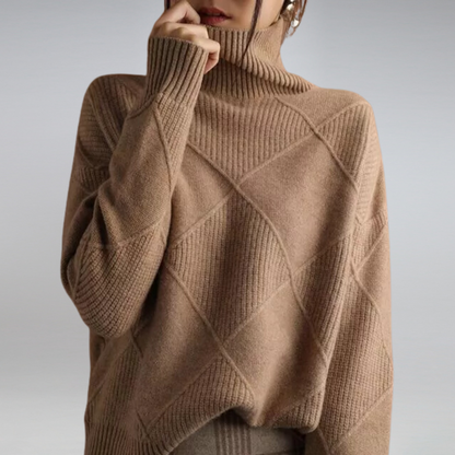 Linley | Jersey Cuello Alto Acanalado
