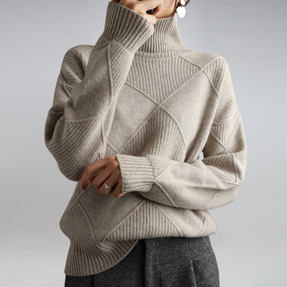 Linley | Jersey Cuello Alto Acanalado