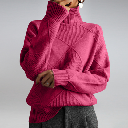 Linley | Jersey Cuello Alto Acanalado
