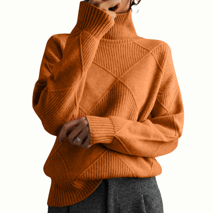 Linley | Jersey Cuello Alto Acanalado