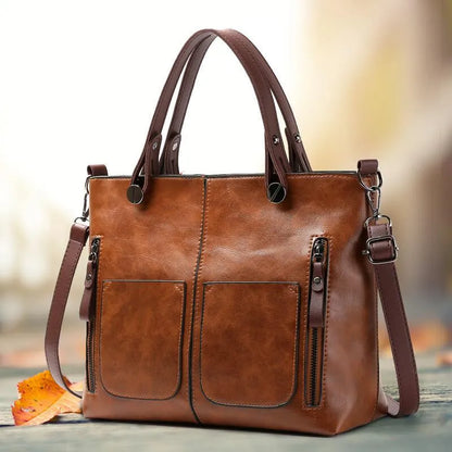 Livia | Bolso Clásico de Cuero con Correa Ajustable
