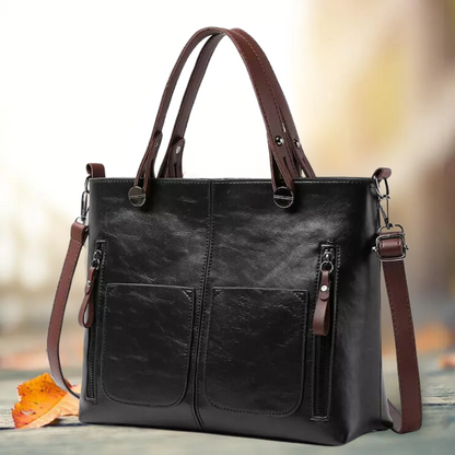 Livia | Bolso Clásico de Cuero con Correa Ajustable