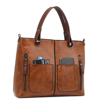 Livia | Bolso Clásico de Cuero con Correa Ajustable