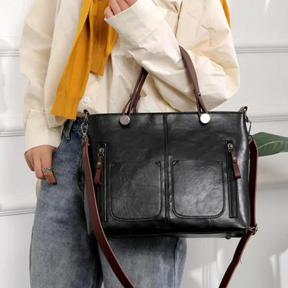 Livia | Bolso Clásico de Cuero con Correa Ajustable