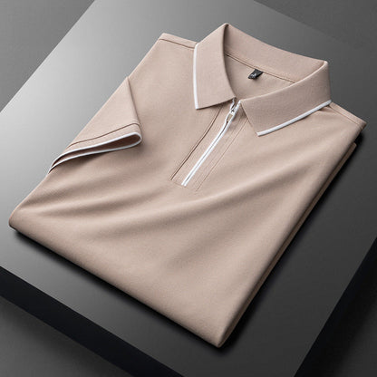 Laurent | Polo de Algodón y Seda