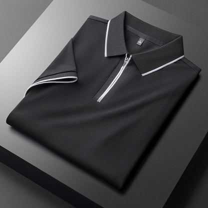 Laurent | Polo de Algodón y Seda