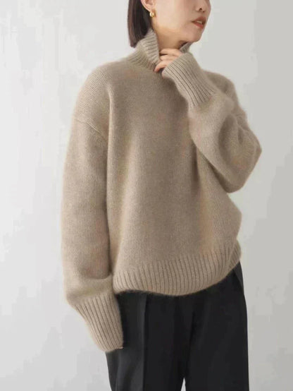 Marianne | Jersey de Cuello Alto de Lujo